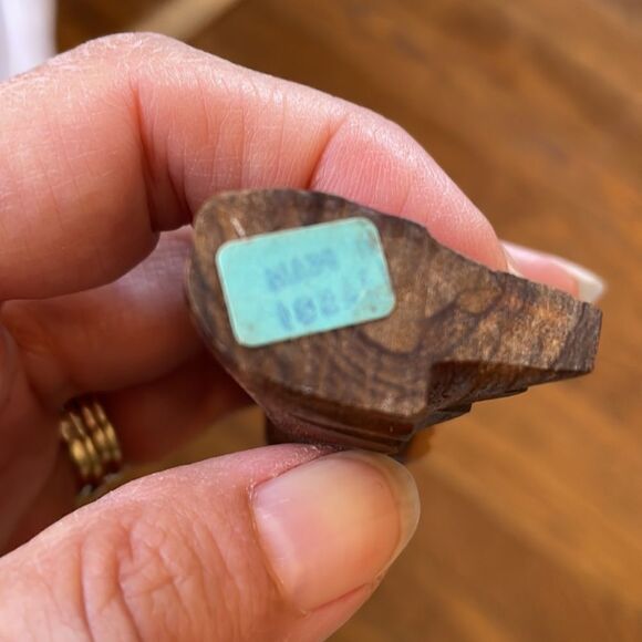 Vtg 11 piece hand carved wooden nativity scene Christmas decoration - Picture 6 of 6